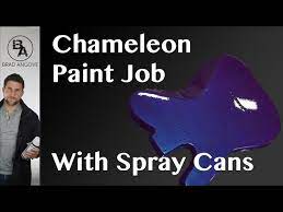 Chameleon Paint Job With Spray Cans