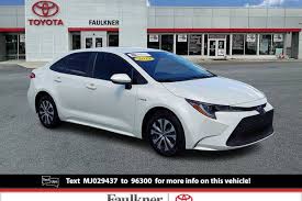 used toyota corolla hybrid for in