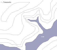 Ciri khas dari peta topografi adalah adanya garis kontur atau garis yang menghubungkan ketinggian yang sama. Peta Topografi Wikipedia Bahasa Indonesia Ensiklopedia Bebas
