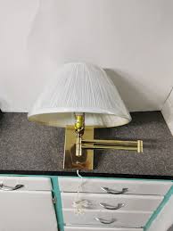Vintage Swing Arm Brass Lamp Wall Lamp