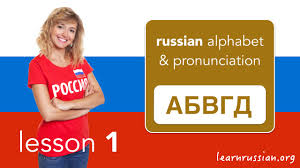 Russian Alphabet Pronunciation Cyrillic Letters