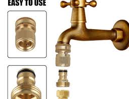 solid brass water hose connector