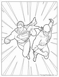 18 flash coloring pages free pdf