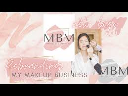 rebranding my makeup business making
