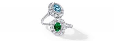 gemstone diamonds enement rings