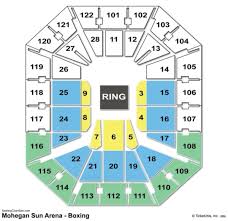 mohegan sun arena seating chart
