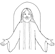 Resultado de imagen para imagenes de jesus para colorear