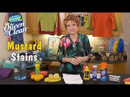 how to remove mustard stains queen of