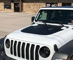 Hood Decal Blackout For Jeep Wrangler