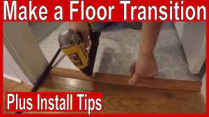 install a floor transition
