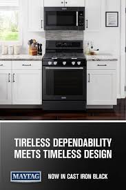 Our dishwashers, refrigerators and cooking appliances are built tough to keep your kitchen running smoothly. Maytag Cast Iron Black Kitchen Appliances A New Finish That S As Tough As It Is Timeless Black Appliances Kitchen Kitchen Remodel Small Condo Kitchen