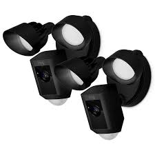 Ring Floodlight Cam 2 Pack Outdoor Home Video Security System Ring