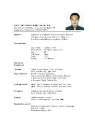 Sample Resume Format for Fresh Graduates  One Page Format  thevictorianparlor co