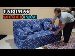unboxing sofabed inoac 160x20cm you