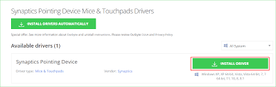 synaptic touchpad driver windows 11 10