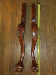Eagle Claw Mahogany Table Legs