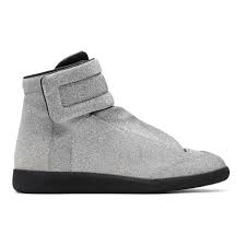 maison margiela silver glitter future