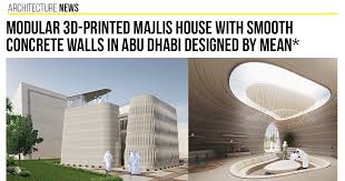Modular 3d Printed Majlis House With