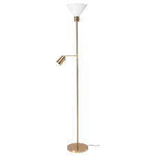 Flugbo Deckenfluter Leseleuchte Messingfarben Glas Ikea Osterreich In 2020 Reading Lamp Reading Lamp Floor Lamp