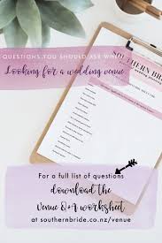 What Questions Should I Be Asking The Wedding Venue