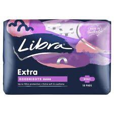 coles extra long night pads with wings