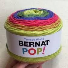 Bernat Pop Knit Triangle Shawl Yarnspirations Goodknit