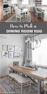 choosing the perfect dining room rug