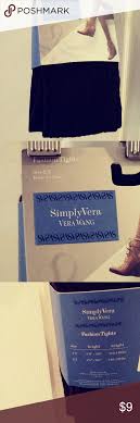 Simplyvera Vera Wang Brown Knit Leggings Tights L See Size