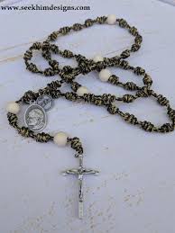 Saint John Paul The Great Rosary Twine Rosary With Wood