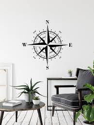 Compass Wall Sticker Nautical Decor