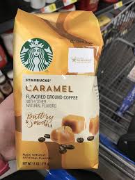 starbucks caramel coffee food
