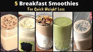 5 healthy breakfast smoothie recipes