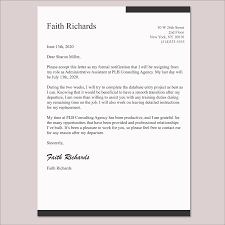 Short resignation letter samples fresh 24 hours resignation letter. How To Write A 2 Weeks Notice Letter And Not Burn Any Bridges