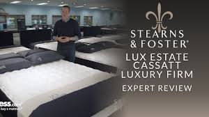 Stearns & foster specializes in luxury beds made by certified craftsmen with the mattress pricing: Stearns Foster Lux Estate Cassatt Luxury Firm Mattress Expert Review Youtube