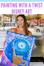 painting with a twist featuring disney