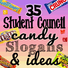 35 student council candy slogans and