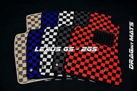Rep ss floor mats (0) universal fitment. Dragintmats Jdm Checkered Floor Mats Lexus Gs300 Gs400 2gs Karo Trd Toms Lhd 2jz Ebay