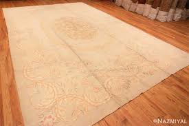 large antique american hooked rug 72415