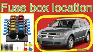 the fuse box location on a 2010 dodge