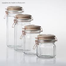 china new design custom glass spice jar