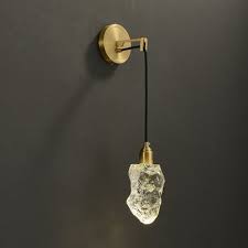 Gold Brass Wall Sconce Hanging Wall