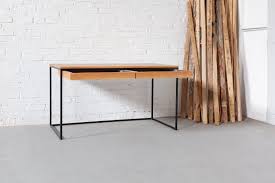British modern desk with cabinet, 1930s or 1940s. Design Schreibtisch 126 Aus Massivholz Eiche Und Stahl N51e12 Design Manufacture