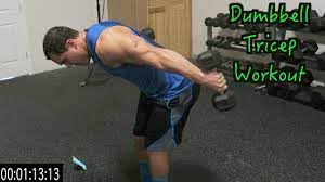dumbbell tricep workout