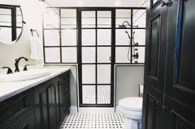 75 laminate floor master bathroom ideas
