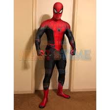 Far from home indicated that peter parker's next adventure would see him trying to step up as the. Spider Man Suit Far From Home Kids Adults Halloween Costume