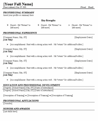 Free blank resume templates for microsoft word. Resume Format Blank Resume Format Download