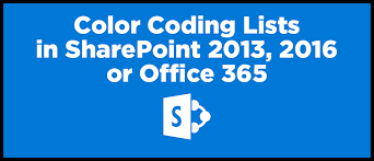 Color Coding Lists In Sharepoint 2013 2016 Or Office 365