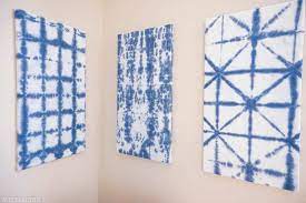 Easy Tie Dye Wall Art With 4 Shibori