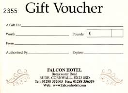 Falcon Gift Voucher Sample Falcon Hotel