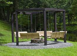 Now imagine swinging outside next to your fire pit. Goodshomedesign